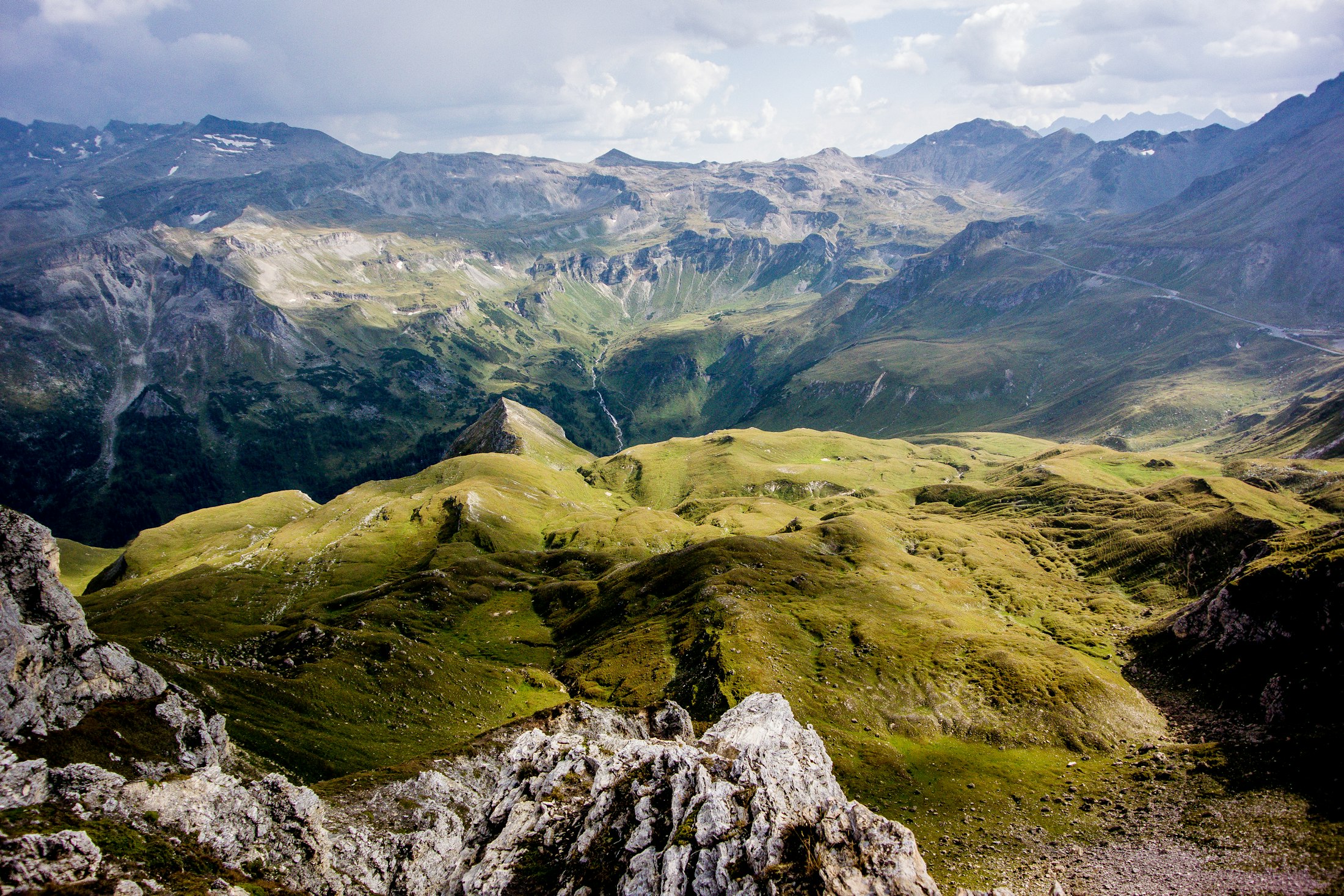 Paysage de montagne dans le parc national des Hohe Tauern